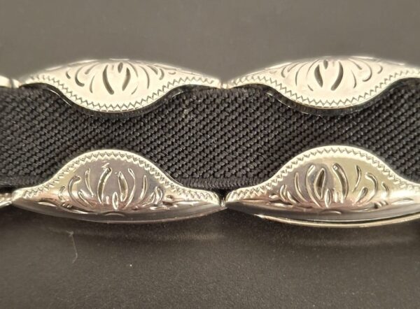 Elastische Riem Zilver/Zwart - Afbeelding 3