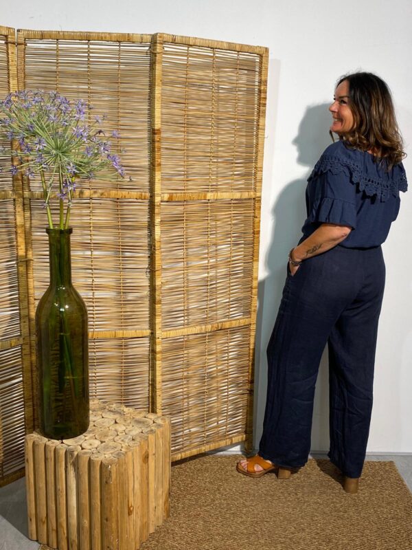 PuroLino Navy Pantalon - Afbeelding 3