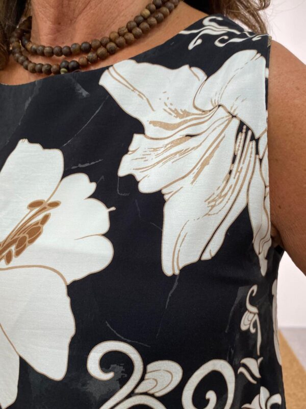 Italian Style Zwart Jurk "Lilly" - Afbeelding 4