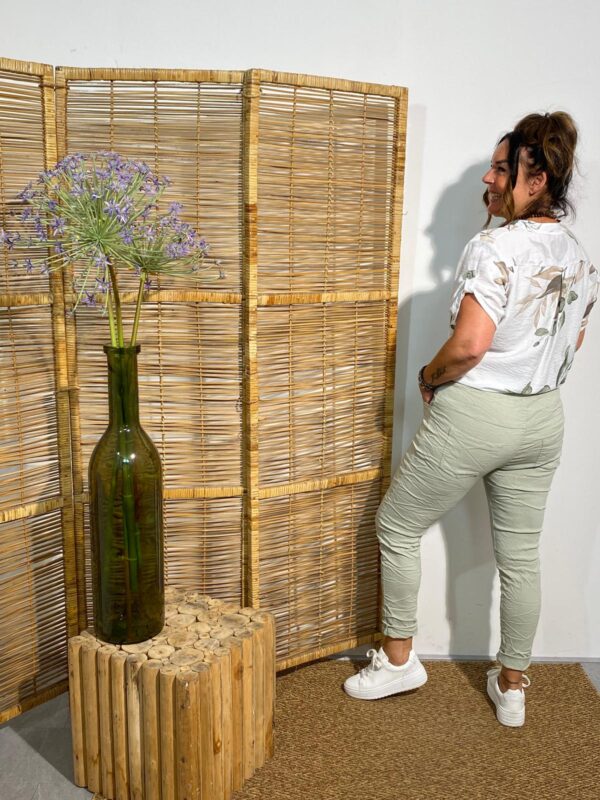Italy Moda Lindegroen Comfy Broek - Afbeelding 2