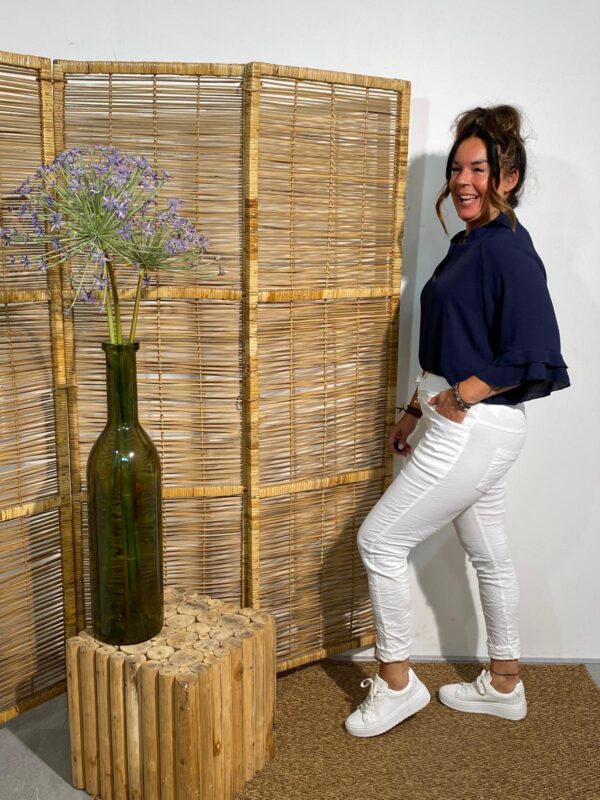 Italy Moda Wit Comfy Broek - Afbeelding 2
