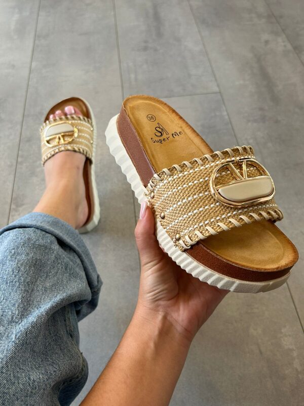 Super Me Beige slipper 22-66