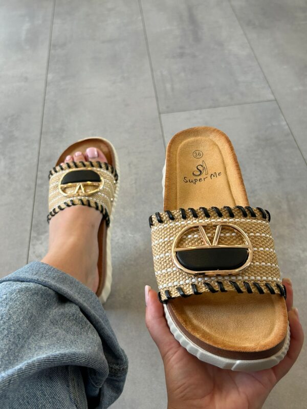 Super Me Black slipper 22-66