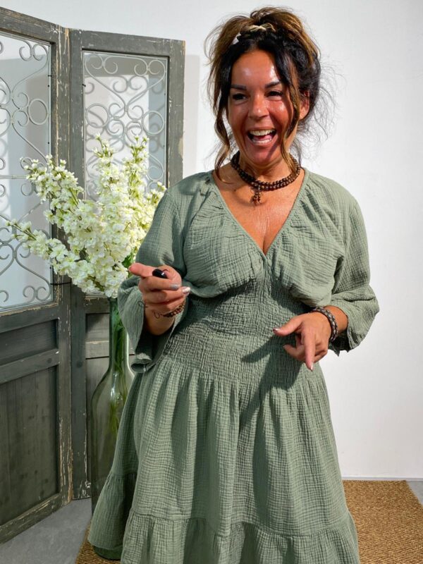 New Collection Army Hydrofiel Dress "Agnes" - Afbeelding 3