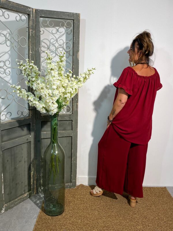 New Collection Wijnrood Pak "Marleen" - Afbeelding 2