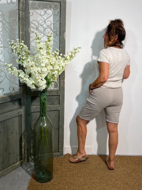 Italian Style Licht Taupe Short "Vicky" - Afbeelding 3
