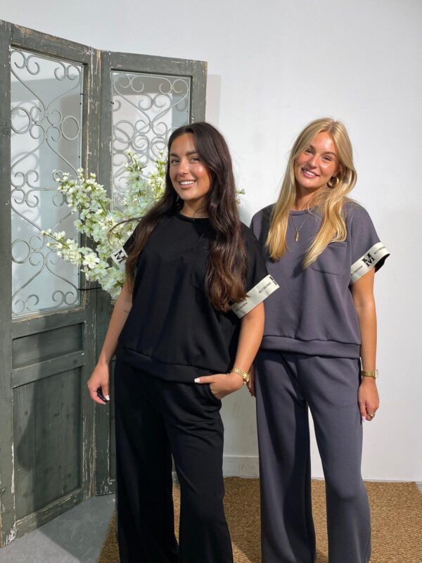 New Collection Zwart Loungepak "Berrk" - Afbeelding 5