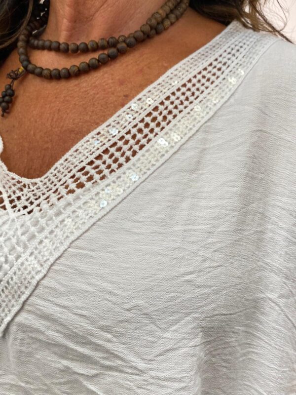 Italy Moda Wit Top "Verona" - Afbeelding 4
