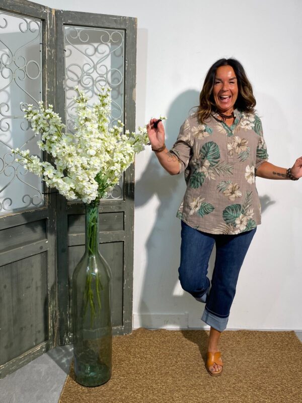 Fashion Top Taupe "Nova"