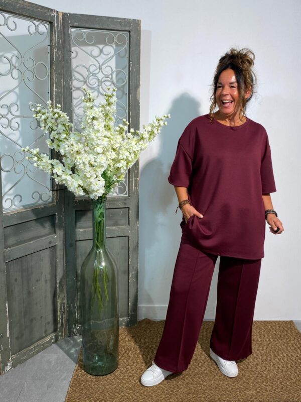 New Collection Burgundy Loungepak "Nicole"