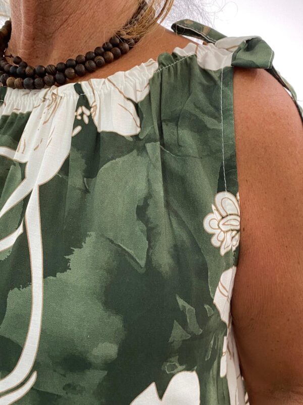 Italian Style Army Jurk Floral - Afbeelding 4