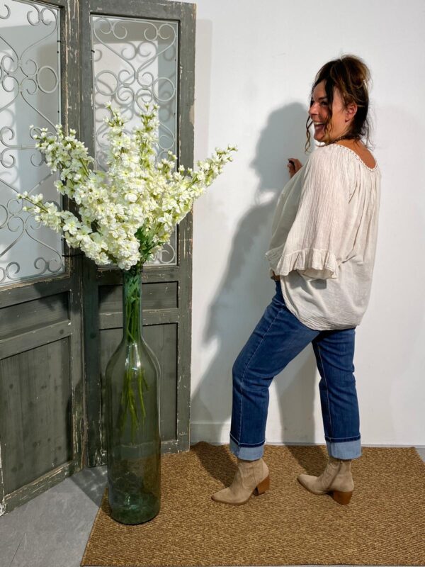 Fashion Top Beige "Wendy" - Afbeelding 2