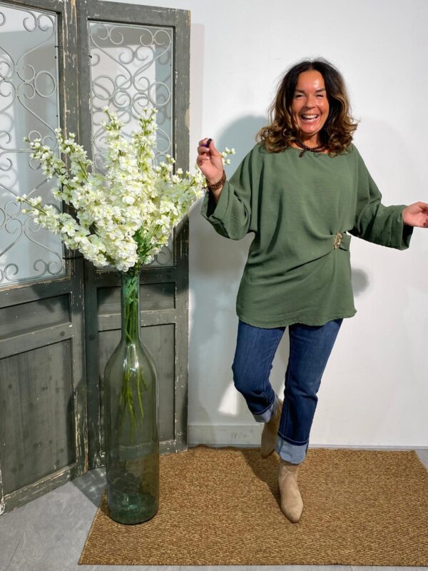 New Collection Army Top Elianne