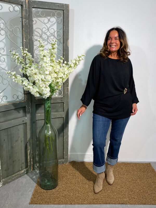 New Collection Zwart Top Elianne