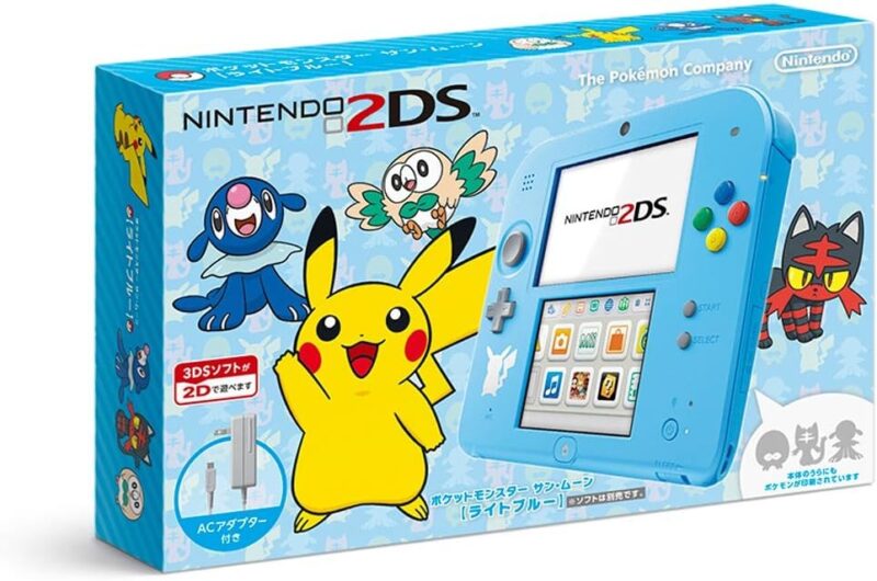 Nintendo 2DS Pokemon Sun & Moon Lightblue