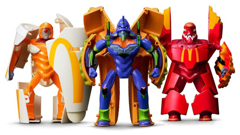 Evangelion Mcdonal Colaboration Value Set