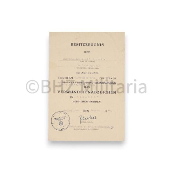 Documentgroep-Leutnant-Art-Rgt-187