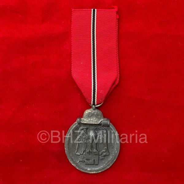 Ostmedaille 76 Ernst L. Müller + Document Feldzeugbataillon