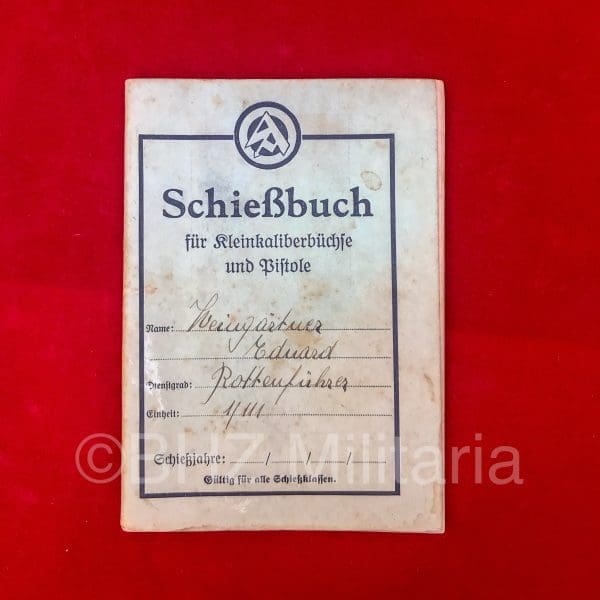 SA Sportabzeichen - Urkunde SA Sportabzeichen - SA Schießbuch