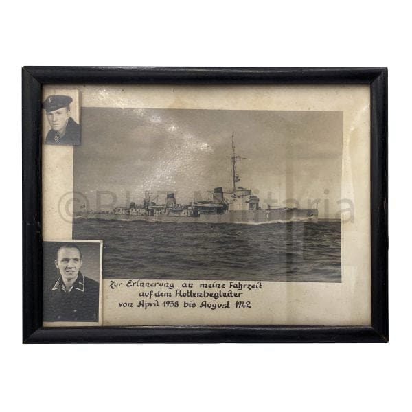 Kriegsmarine Bootmannsmaat Photo and Badge