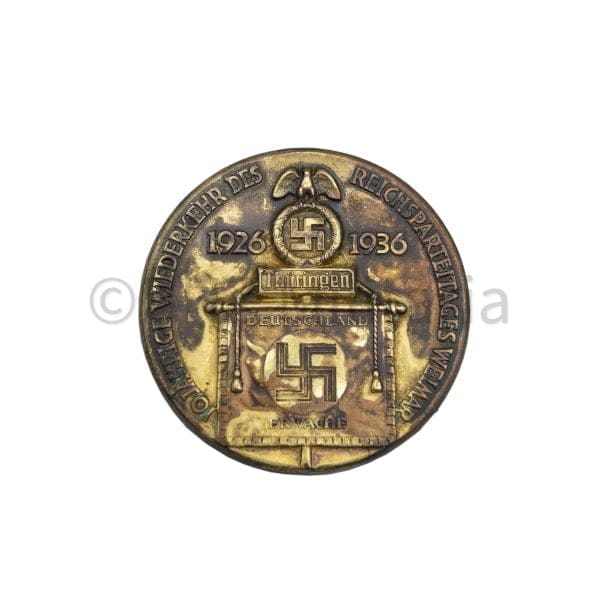 10 Jährige Wiederkehr Des Reichsparteitages Weimar 1926-1936