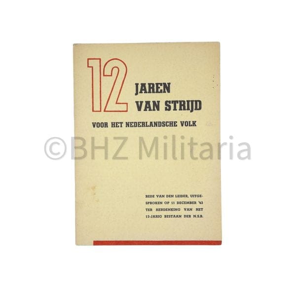 12 Jaren van Strijd voor het Nederlandsche Volk
