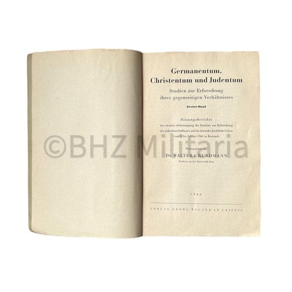 Germanentum Christentum und Judentum