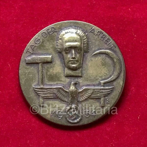 Badge Tag der Arbeit 1934 - Reichs Verband Pforzheim