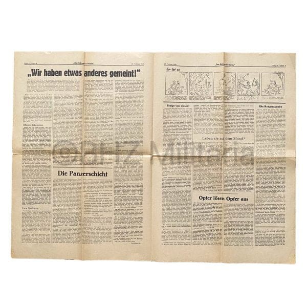 Das Schwarze Korps 8.Folge 9.Jahrgang 25.Februar 1943
