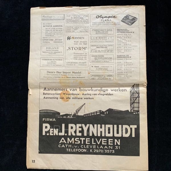 Storm (SS) - Blad der Nederlandsche SS - Eerste Jaargang Nummer 5 - 9 mei 1941