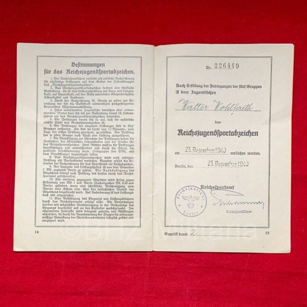 Reichssportabzeichen / Reichsjugendsportabzeichen
