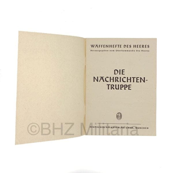 Waffenhefte des Heeres - Die Nachrichtentruppe