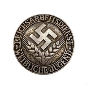 Brosche Reichsarbeitsdienst der Weiblichen Jugend (RAD/wJ) Arbeitsmaid