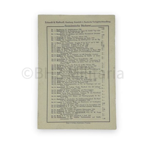 Seemännische Handarbeiten 17. Auflage 1942