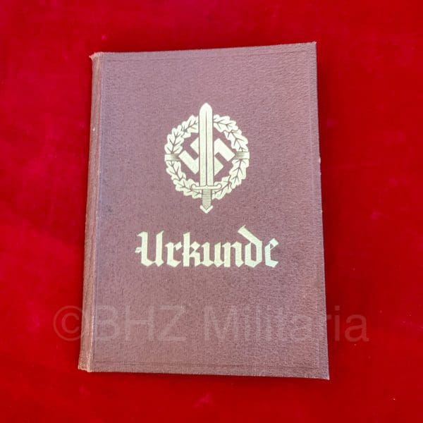 SA Sportabzeichen - Urkunde SA Sportabzeichen - SA Schießbuch