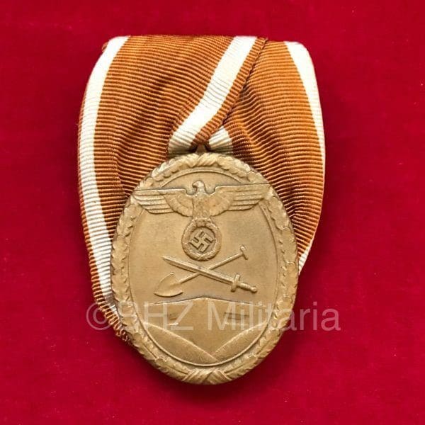 Schutzwall Medaille / Westwall Medaille Einzelspange