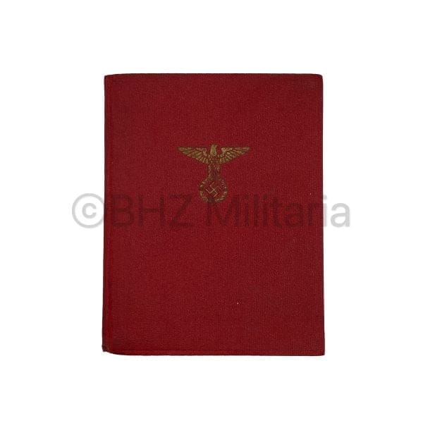 NSDAP Membership Booklet