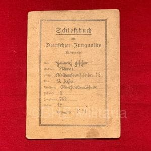 Schießbuch des Deutschen Jungvolks