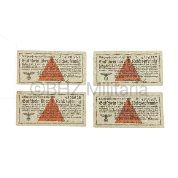 Kriegsgefangenen Lagergeld 1 Reichspfennig