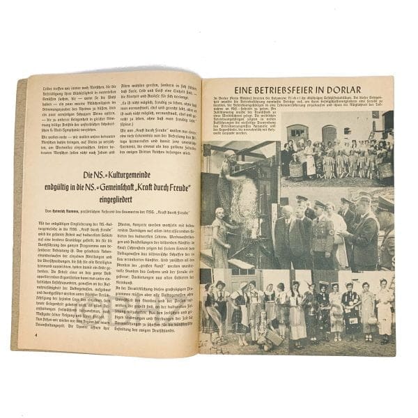 Kraft durch Freude (KdF) - Heft 9 - September 1937 - Gau Hessen-Nassau