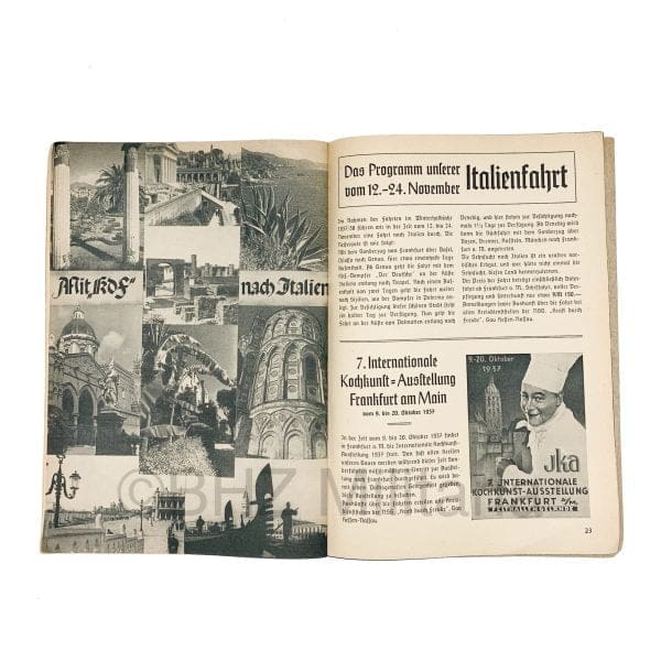Kraft durch Freude (KdF) – Heft 10 – Oktober 1937 – Gau Hessen-Nassau
