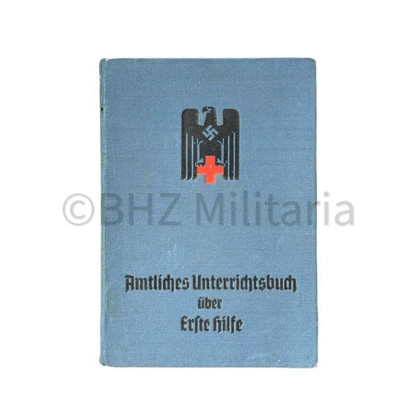 Amtliches Unterrichtsbuch über Erste Hilfe - 1939
