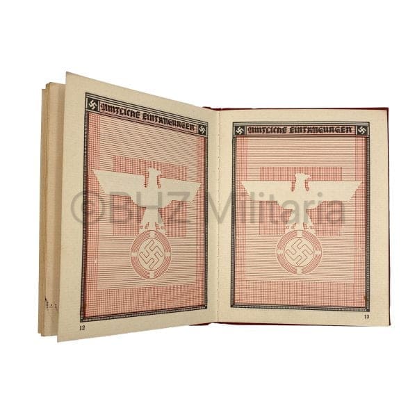 NSDAP Membership Booklet