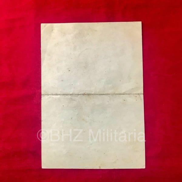 Ostmedaille 76 Ernst L. Müller + Document Feldzeugbataillon