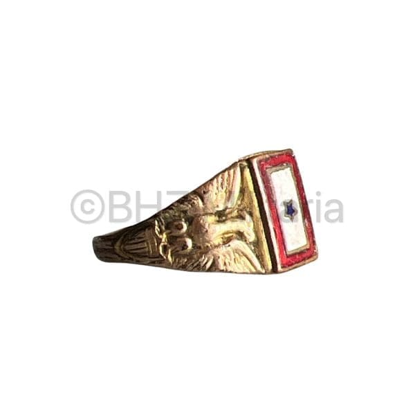 Blue Service Star Flag Ring