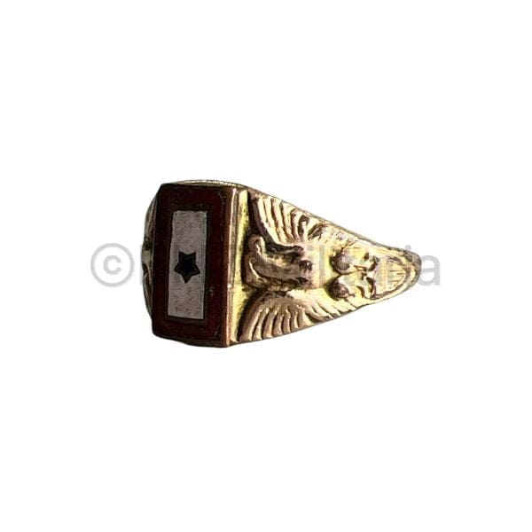 Blue Service Star Flag Ring