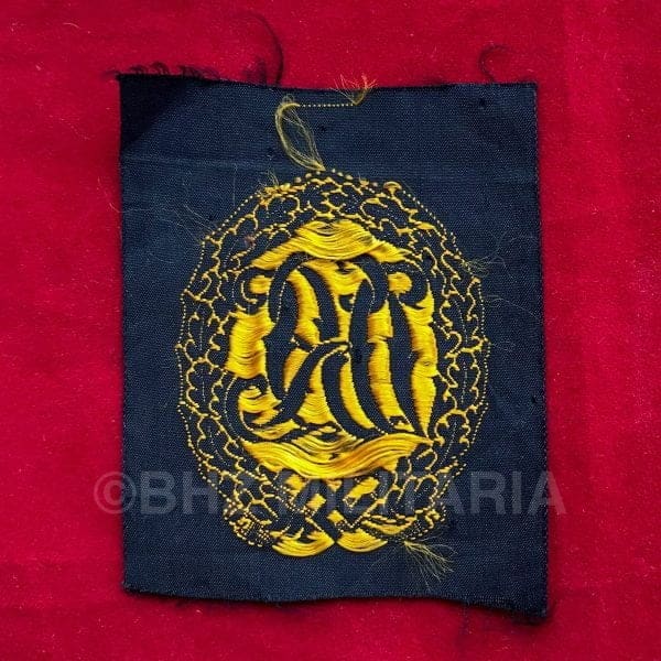 Fraai stoffen exemplaar van het DRL (Deutsches Reichssportabzeichen für Leibesübungen).