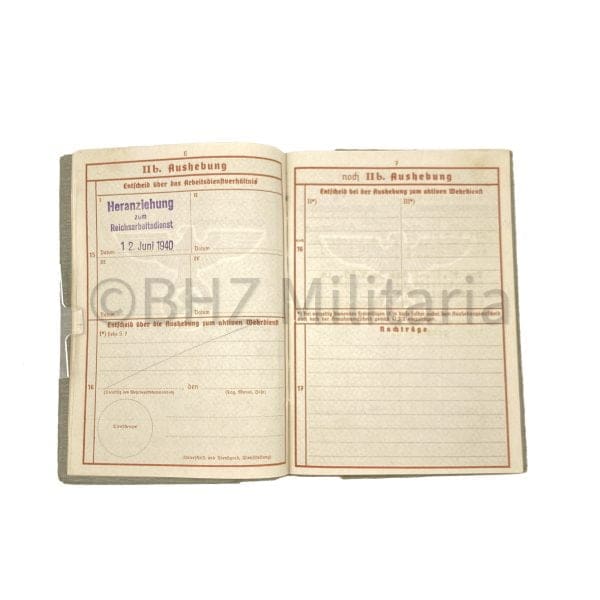 Wehrpass Obergefreiter - Monte Casino - Bastogne