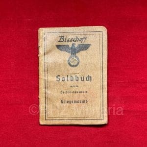 Soldbuch Kriegsmarine - Marine Flak Abteilung