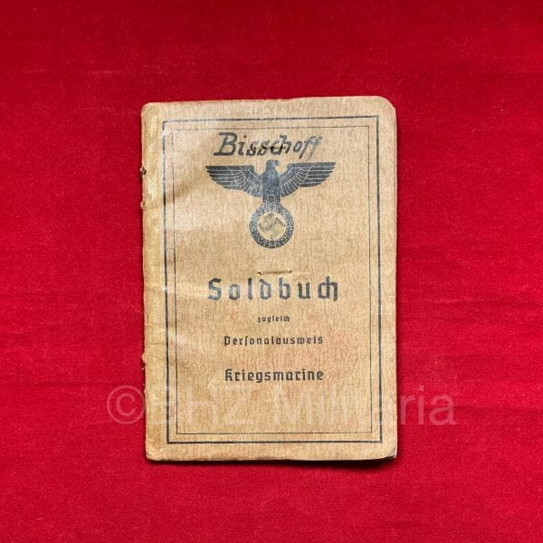 Soldbuch Kriegsmarine - Marine Flak Abteilung